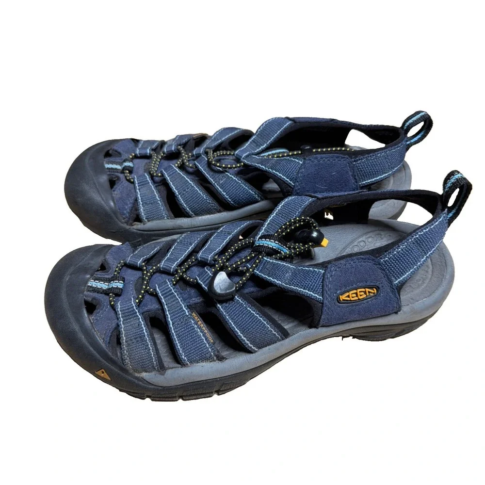Keen Women's Navy/Black Newport H2 Strappy Close-toed Sport Sandals Size 8 Water